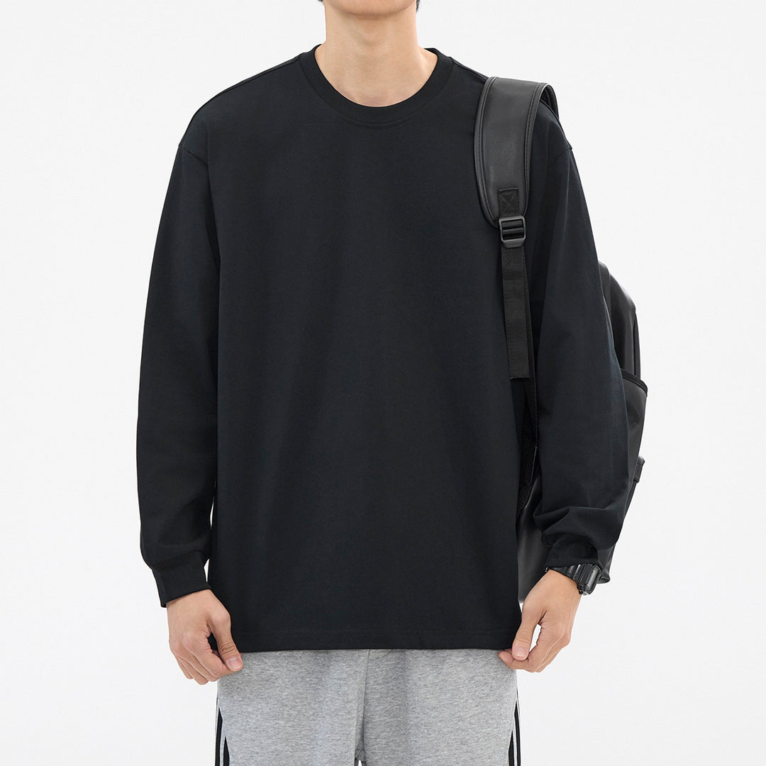 Heren T-shirt | Premium Katoen | Lange Mouwen | Casual & Ademend | Lente