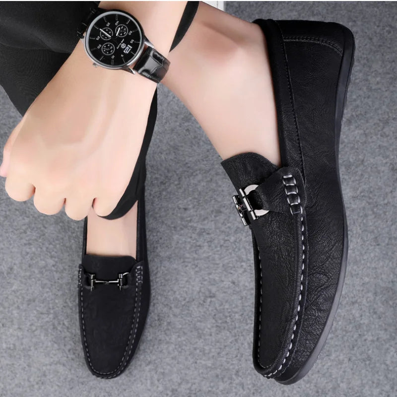 Heren Loafers | Gespsluiting & Suède Look | Casual Chic & Comfort | Instapmodel