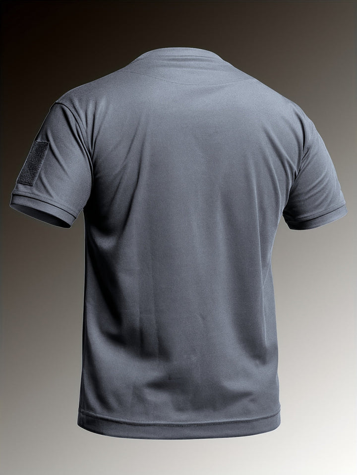 Heren T-shirt | Camouflageprint | Rekbaar & Ademend | Casual Zomeroutfit voor Buiten