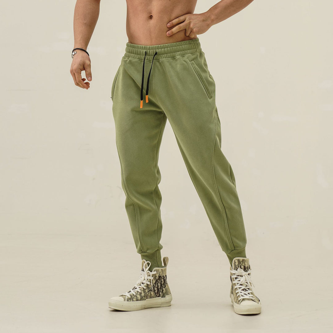 Heren Joggerbroek van Katoenmix | Losse Pasvorm & Zakken | Medium Stretch voor Wandelen & Outdoor
