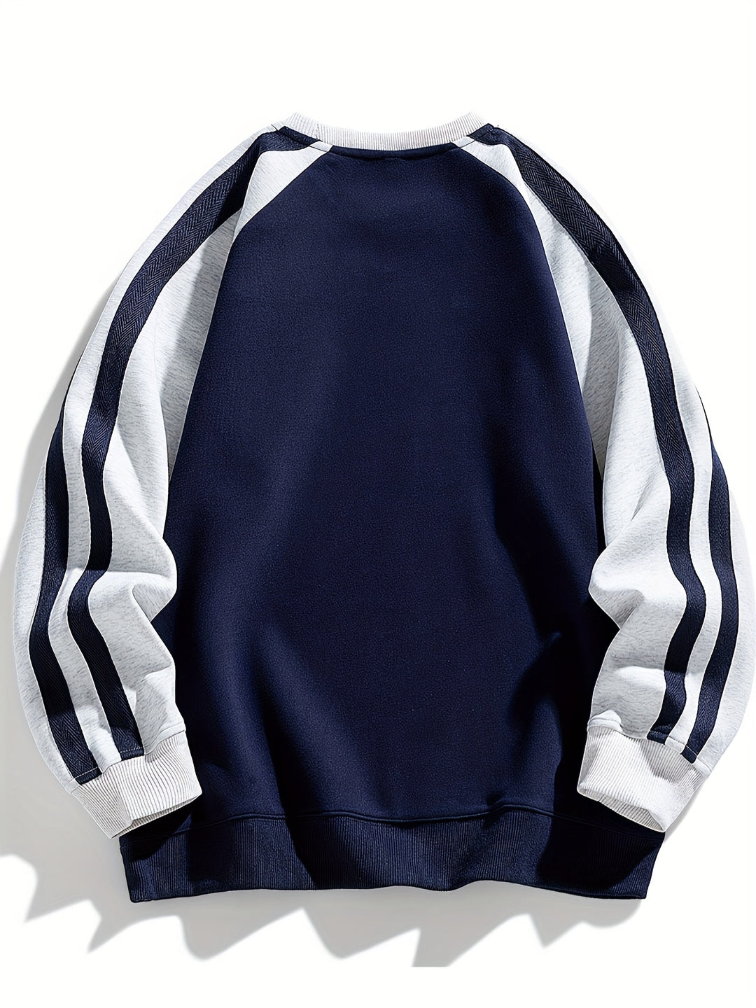 Heren Sweatshirt | Kleurblokken & Ronde Hals | Casual & Ademend | Streetwear