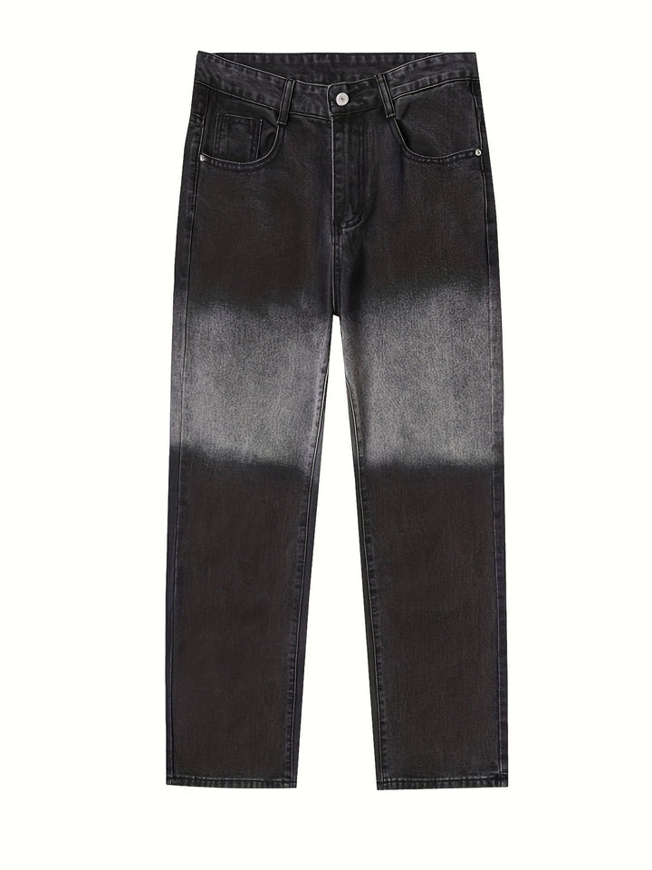 Heren Jeans | Gradient Kleureffect | Met Zakken | Comfortabele Denim
