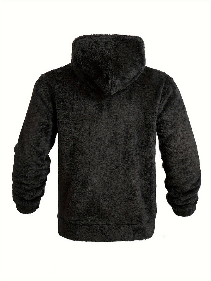 Heren Hoodie | Pluche Fleece | Warm & Comfortabel | Herfst/Winter
