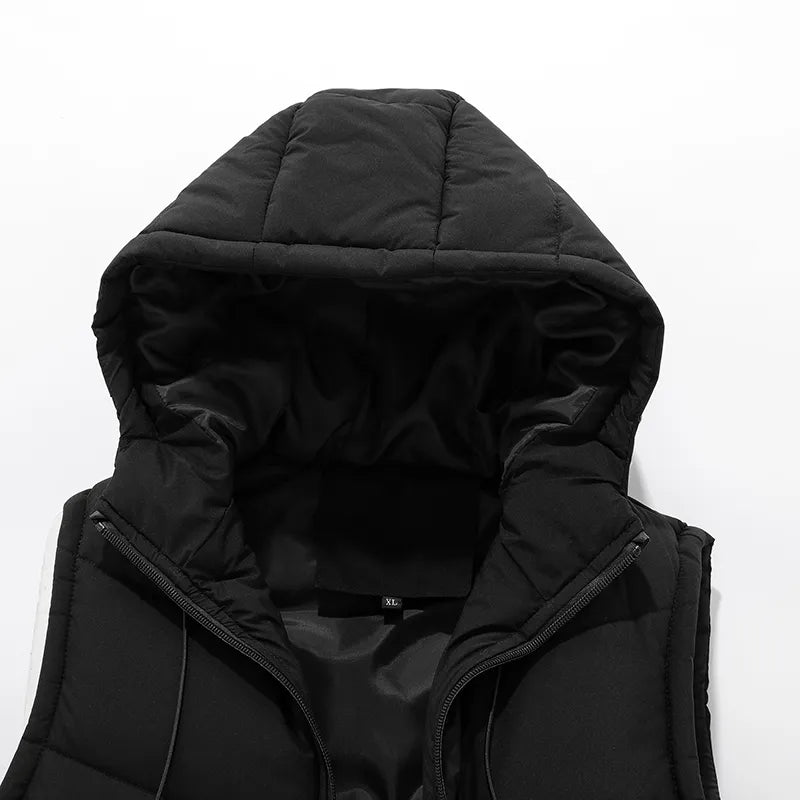 Heren Bodywarmer | Hooded Vest Heren | Comfortabel & Casual Elegantie