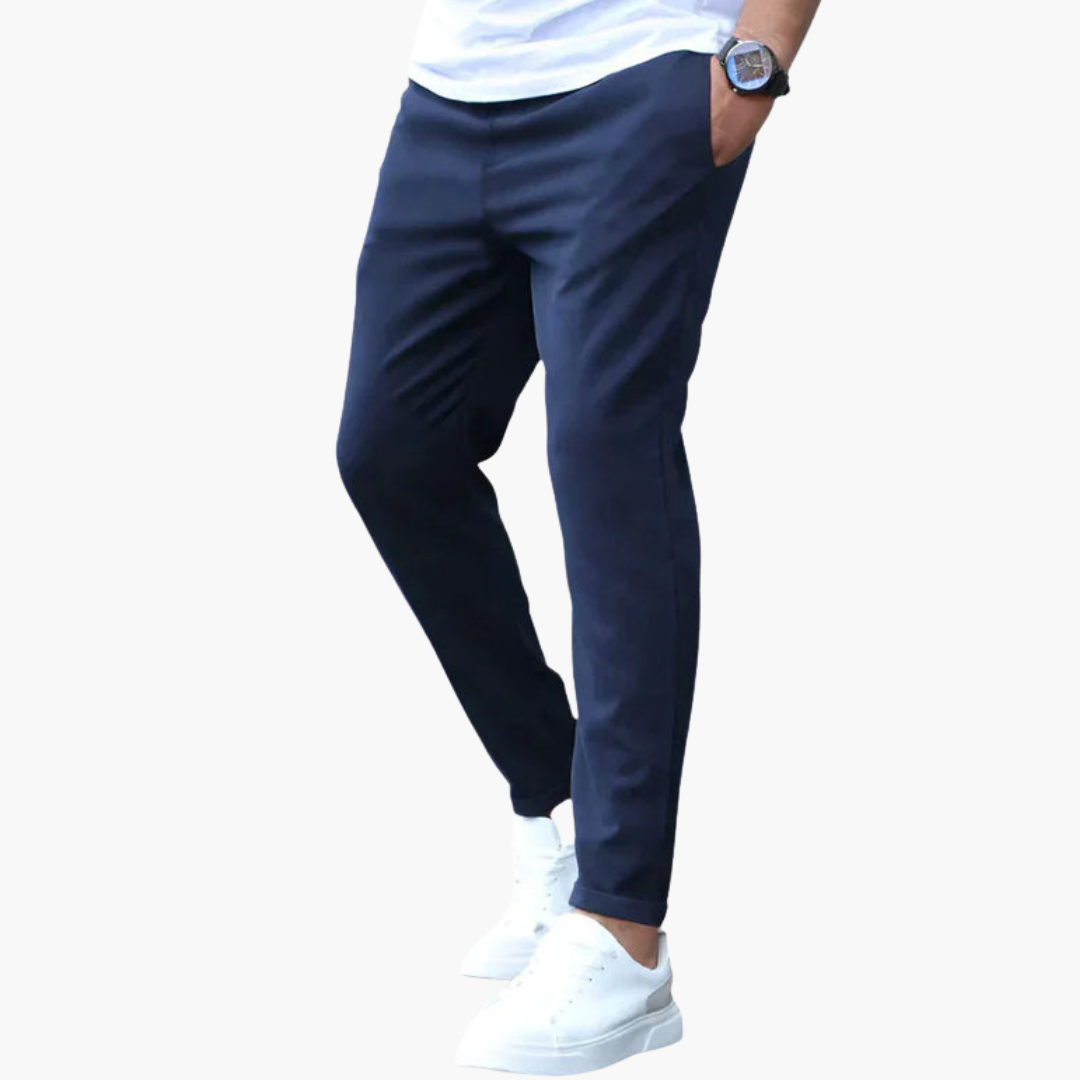 Heren Broek | Tapered | Trekkoord | Herfst