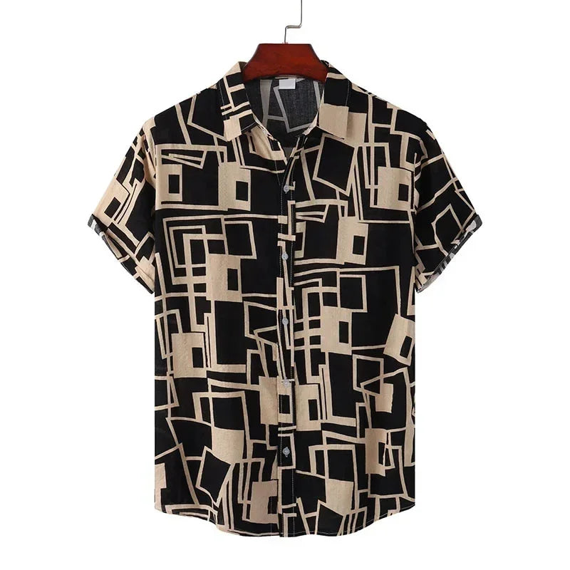Heren Shirt | Retro | Met Knoopjes | Zomer