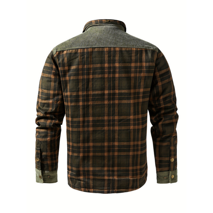 Winterjas Heren | Geruit Design | Warm & Casual Look