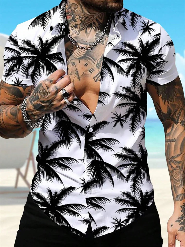 Heren Shirt | Slimfit | Met Knoopjes | Zomer