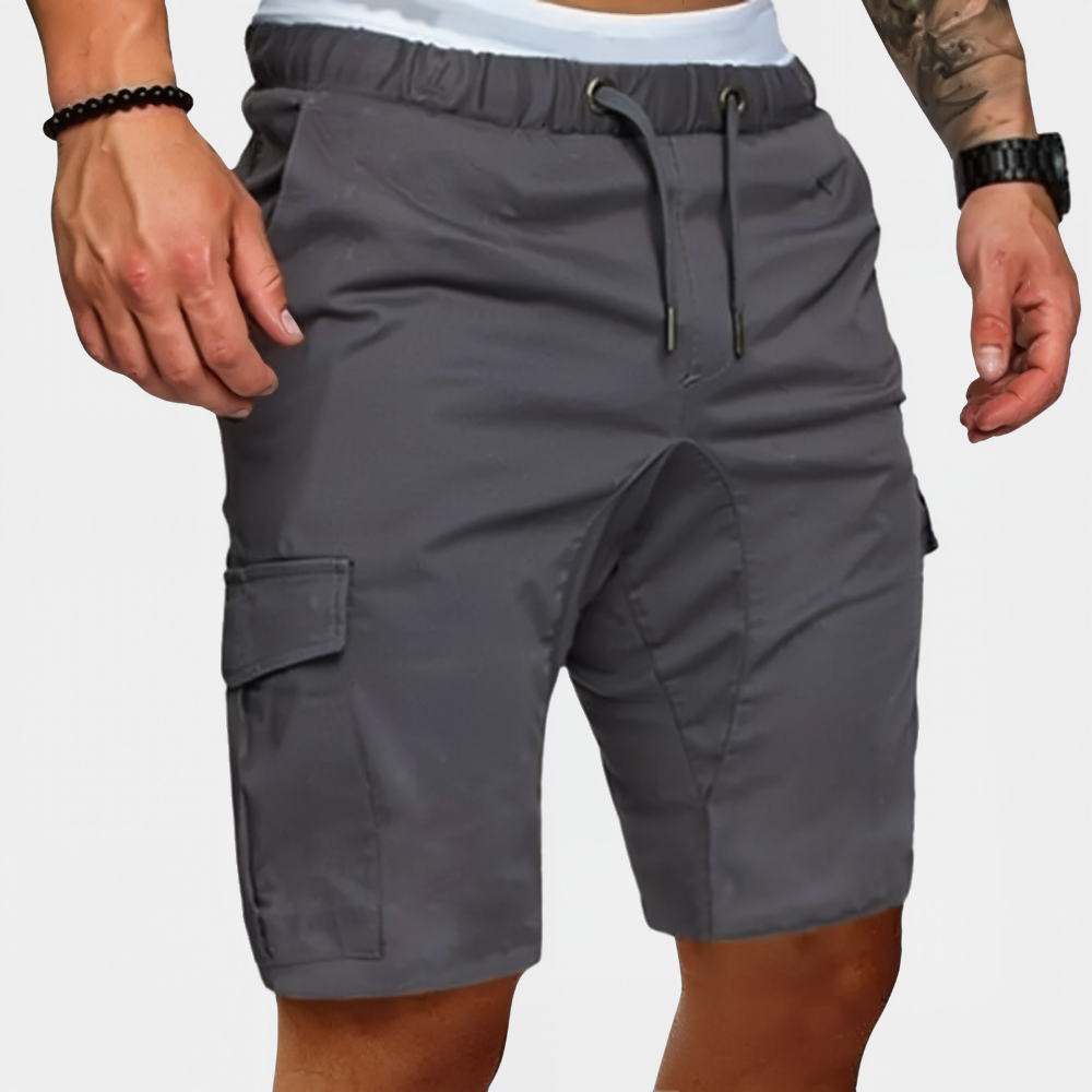 Heren Cargo Short | Straight | Trekkoord | Zomer