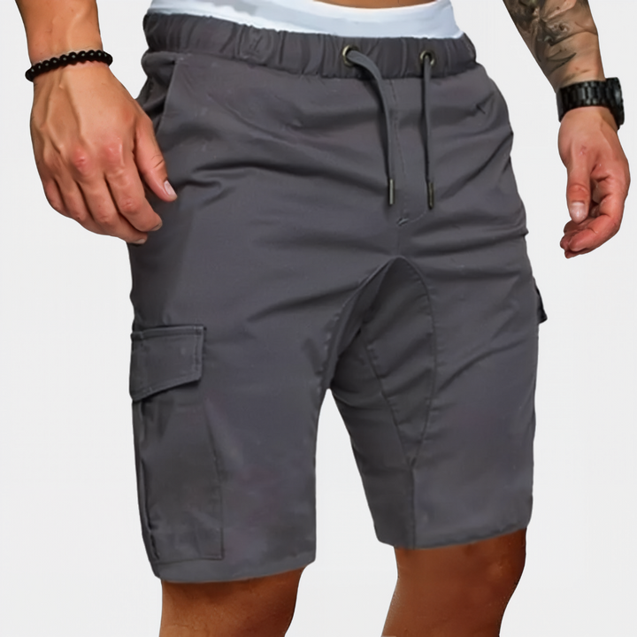 Heren Cargo Short | Straight | Trekkoord | Zomer