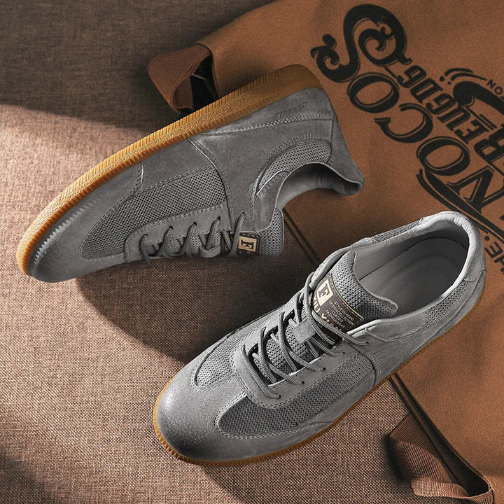 Heren Sneakers | Retro | Vetersluiting | Zomer