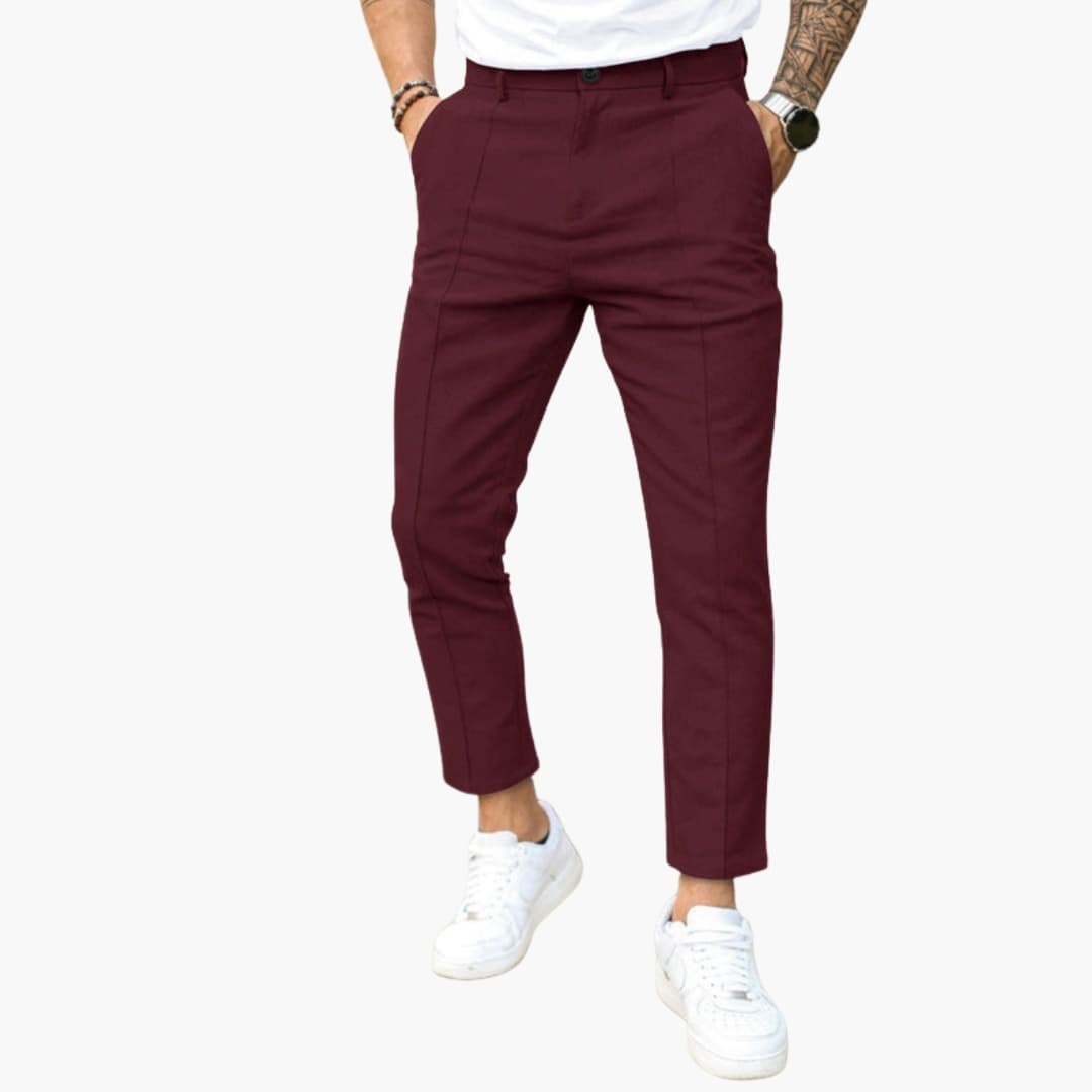 Heren Pantalon | Slimfit | Smalle Pijpen | Zomer