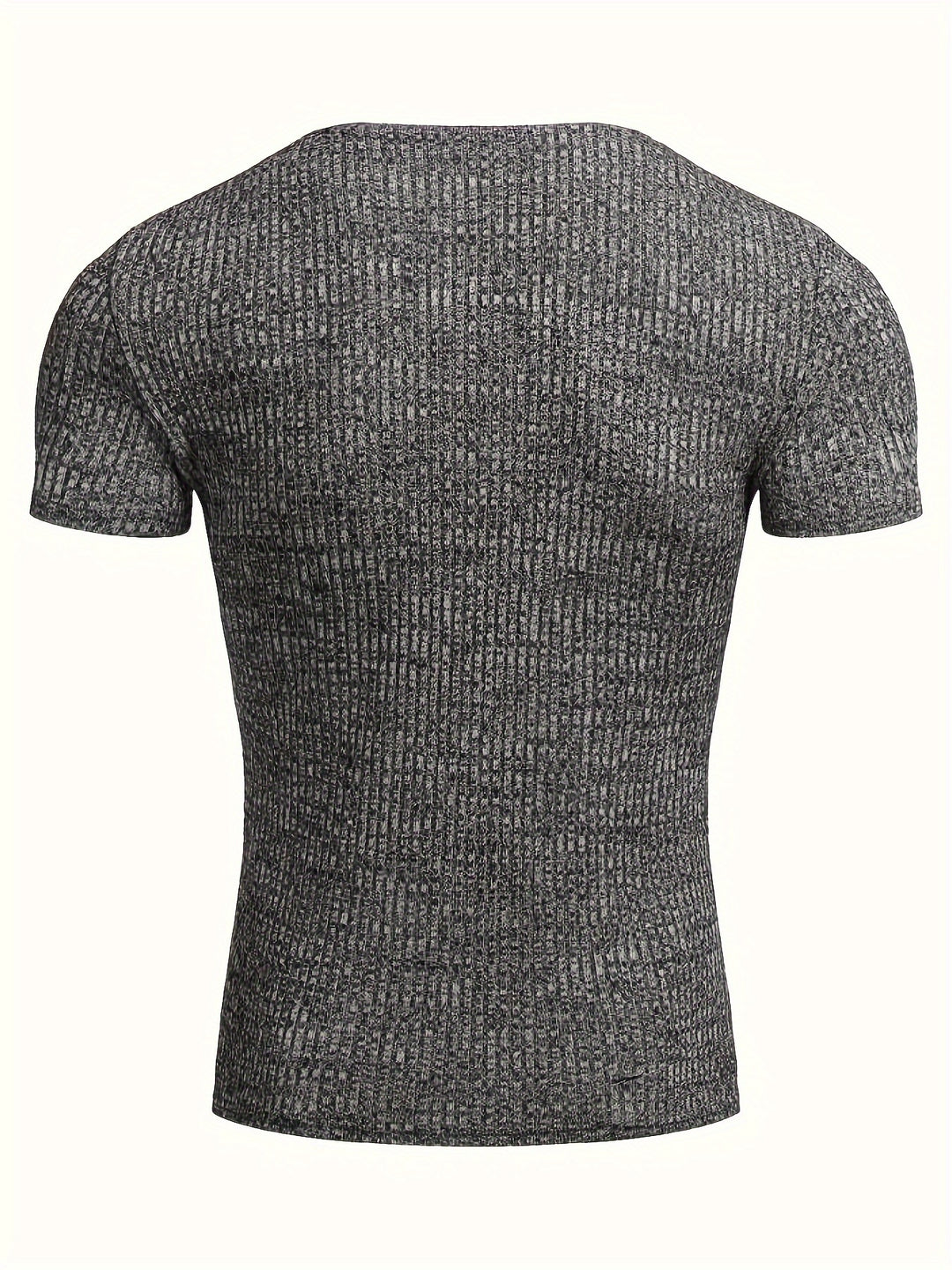 Heren Overhemd | Stevig & Casual | V-hals | Korte Mouwen | Zomer