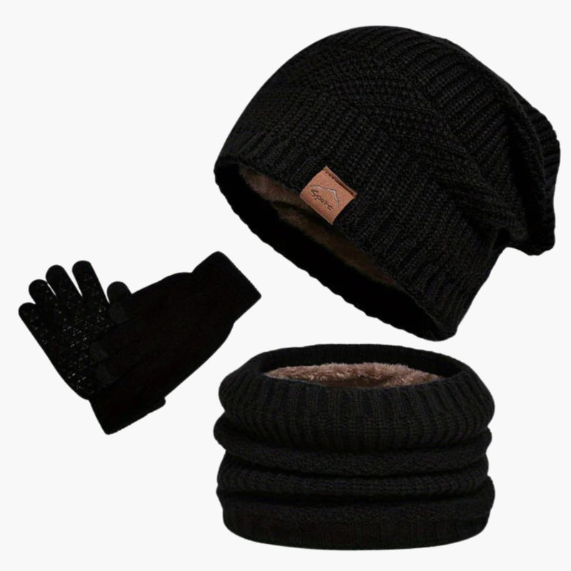 Heren Winterset | Warme Muts, Sjaal & Handschoenen | Warme kleding