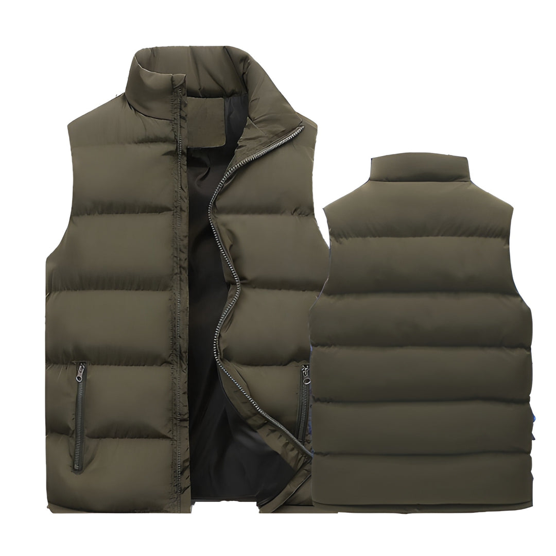 Heren Bodywarmer | Dikke Vulling & Rits | Luxe Mouwloos Vest | Winter