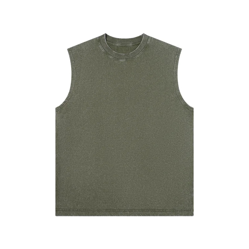 Heren Top | Mouwloze Top | Ronde Hals | Vrije Tijd
