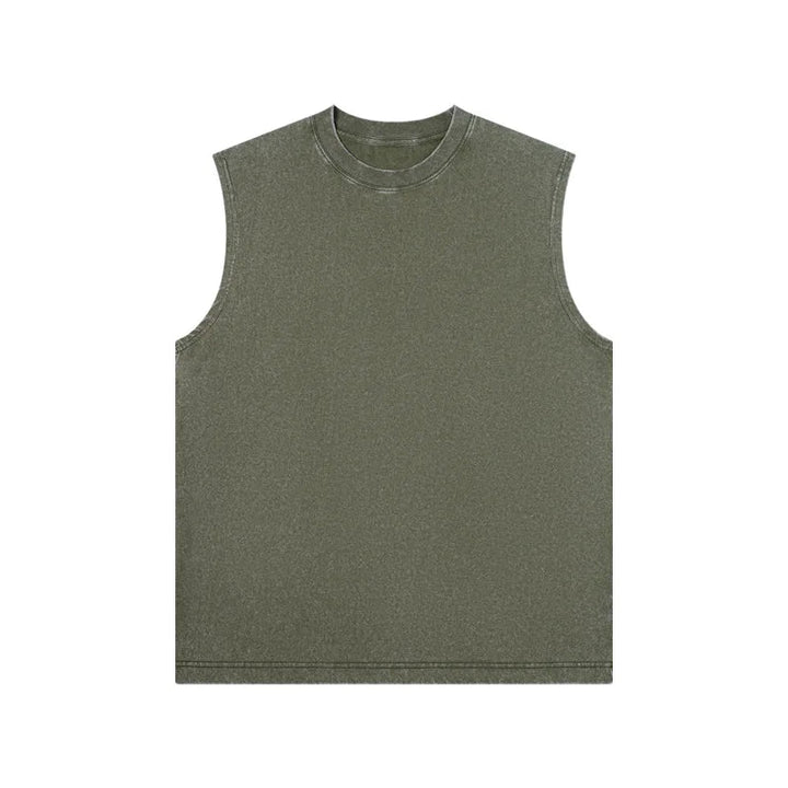 Heren Top | Mouwloze Top | Ronde Hals | Vrije Tijd