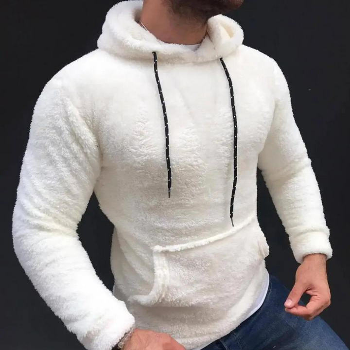 Klassieke warme hoodie voor heren met kangoeroezakken en unieke stijl | Ties