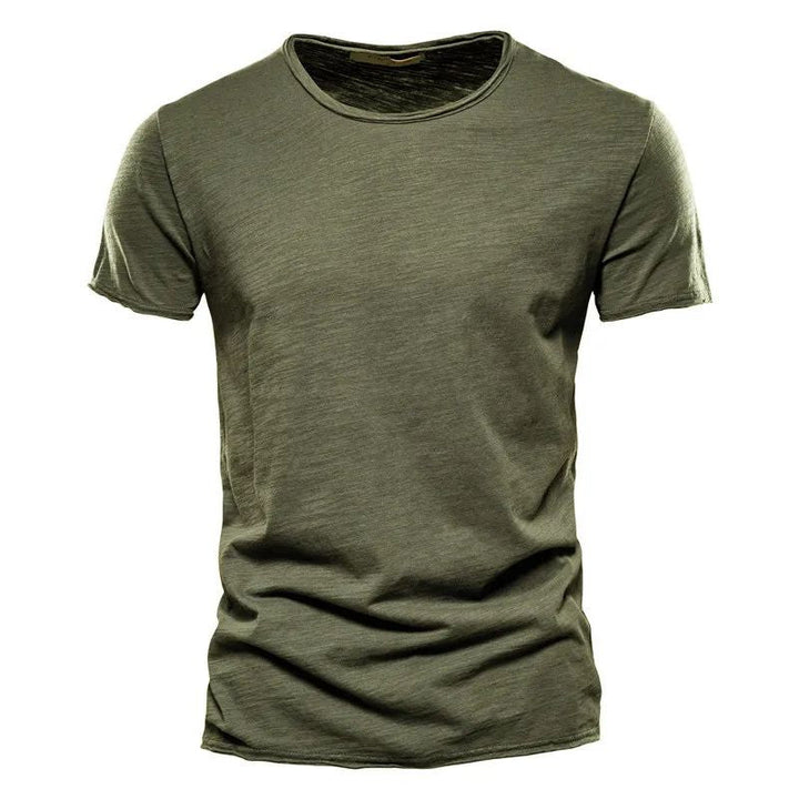 Heren T-shirt | Slim Fit Pasvorm | Ademend Katoen | Korte Mouw | Casual Top