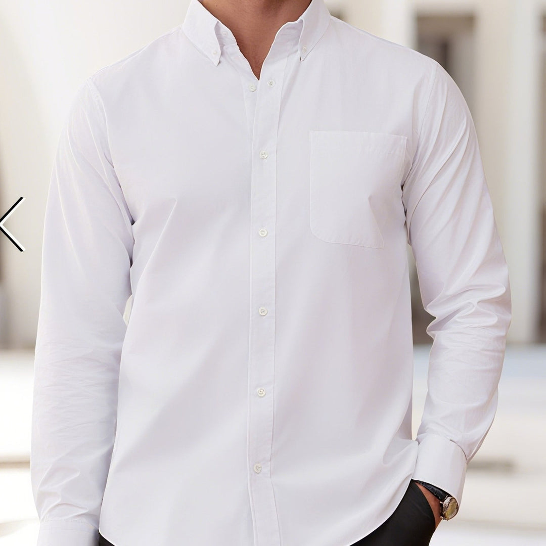 Heren Shirt | Slimfit | Lange Mouw | Zomer