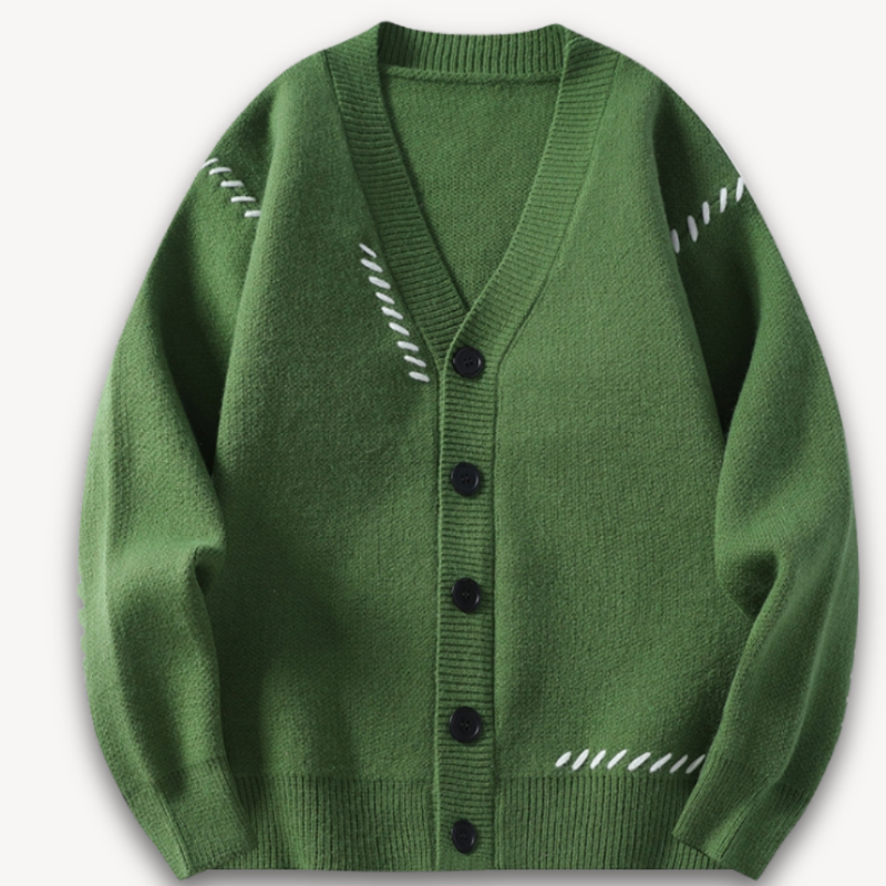 Vest Heren | Gebreid Knoopvest | Stijlvolle Kleding