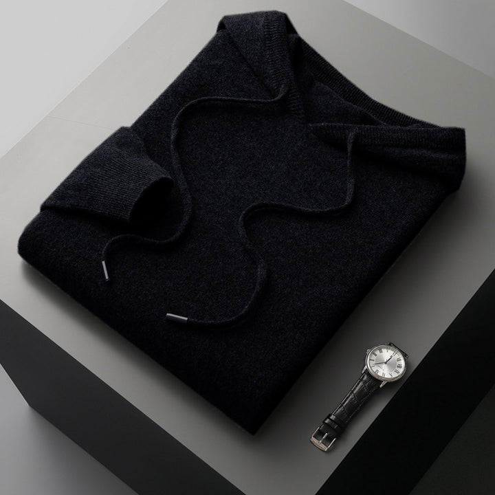Premium kasjmier Hoodie met trekkoorden voor ongeëvenaarde stijl | Tobias