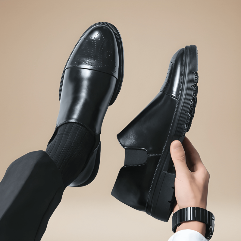 Laarzen Heren | Instappers Met Decoratieve Neus | Stijlvolle Schoenen