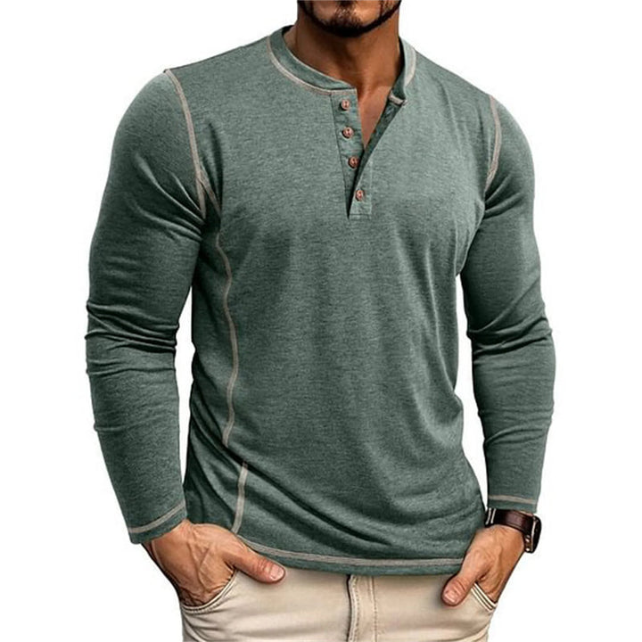 Heren Shirt | Slimfit | Lange Mouw Met Knoopjes | Herfst