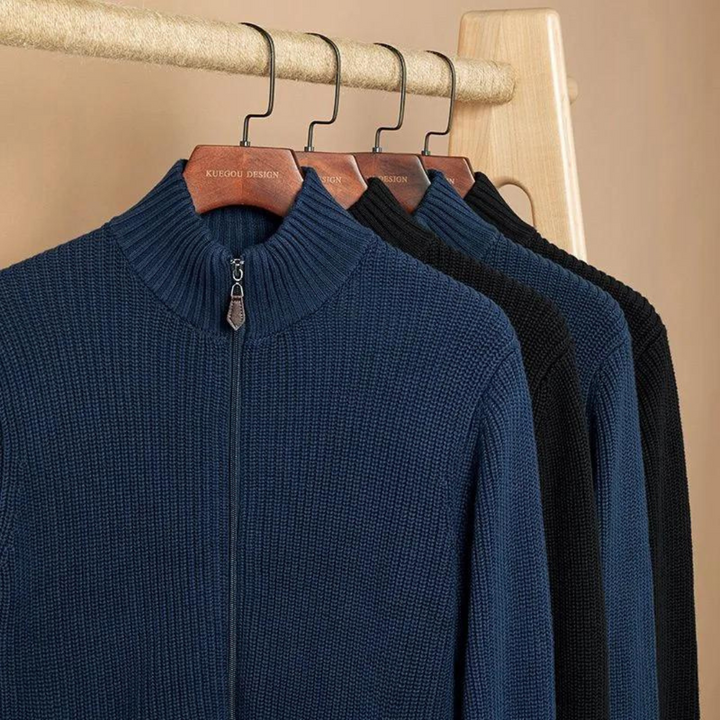 Casual Zip trui voor heren voor moeiteloos comfort en veelzijdige stijl | Jace