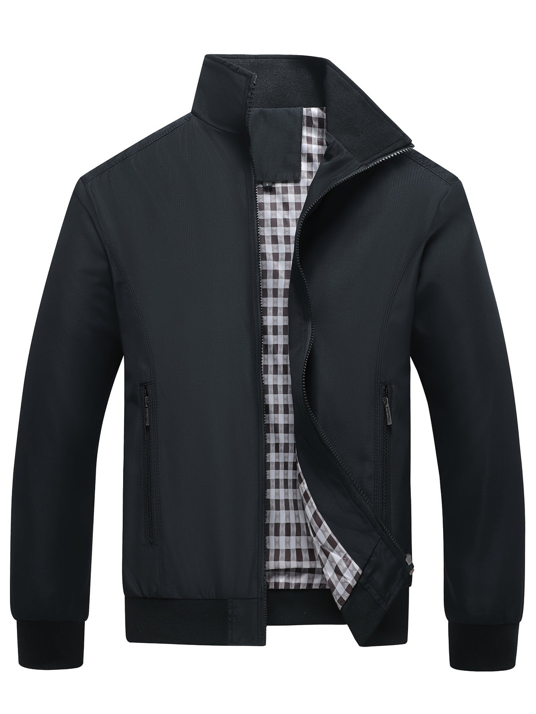 Heren Jas | Effen & Casual | Ritszakken & Revers | Voor Lente & Herfst Buiten