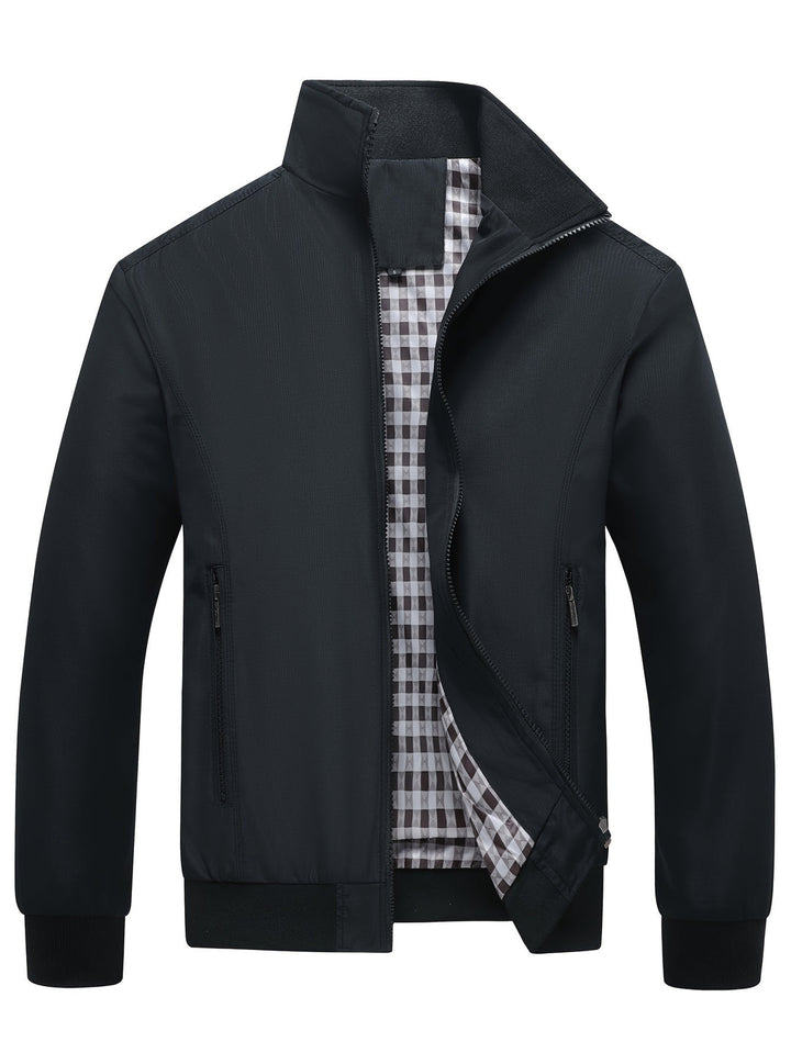 Heren Jas | Effen & Casual | Ritszakken & Revers | Voor Lente & Herfst Buiten