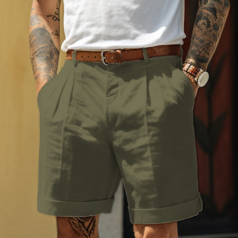 Heren Short | Elegant | Omgeslagen Zoom | Zomer