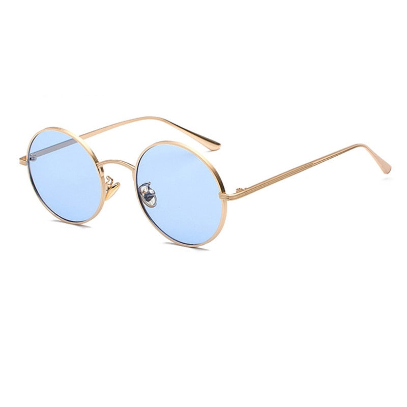 Zonnebril Heren | Rond Metalen Montuur | Vintage Retro Look | Klassiek Ontwerp