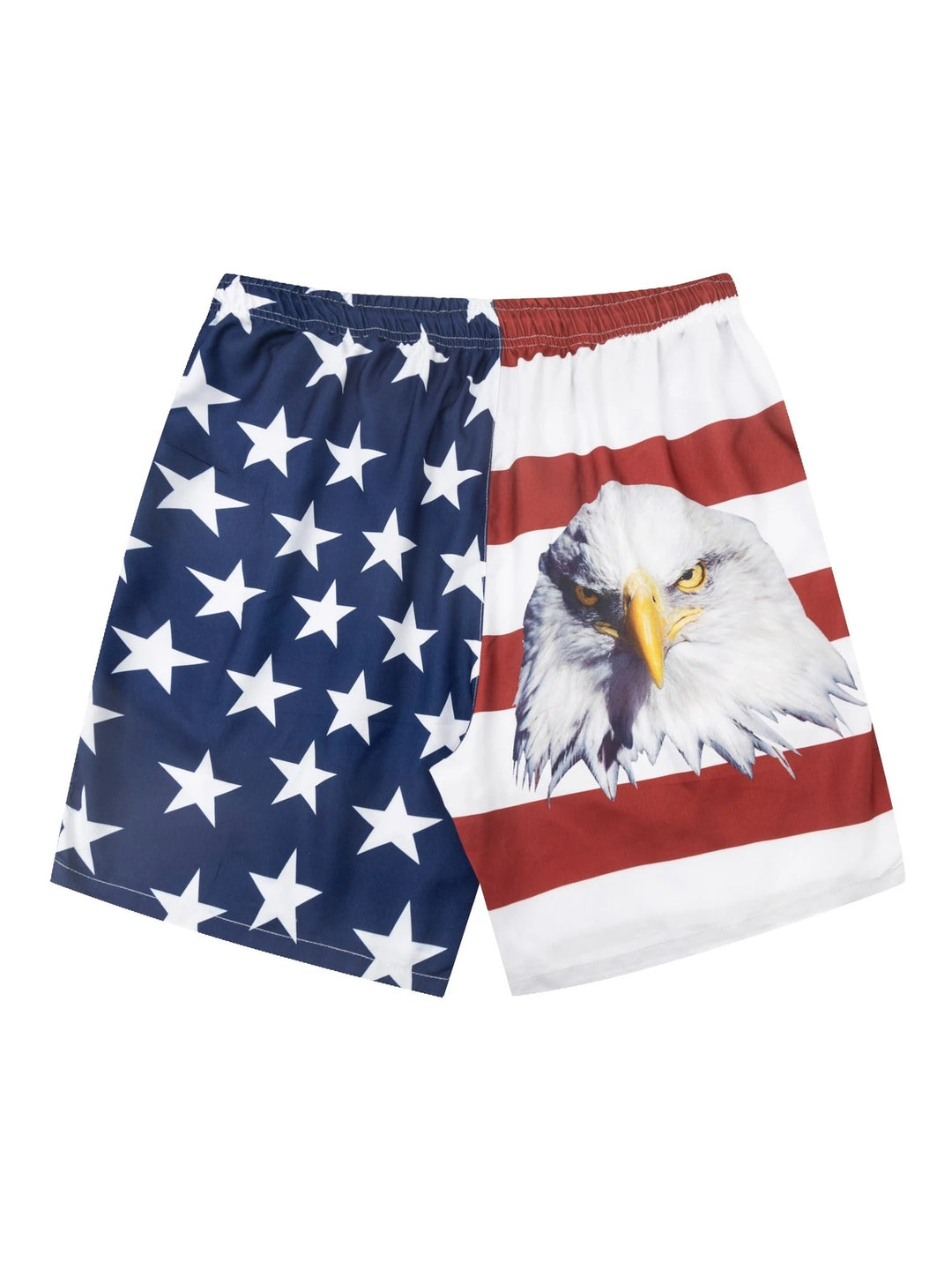 Heren Strandshort | Vlagpatroon | Elastische Taille Met Trekkoord | Comfortabel Zomerdesign