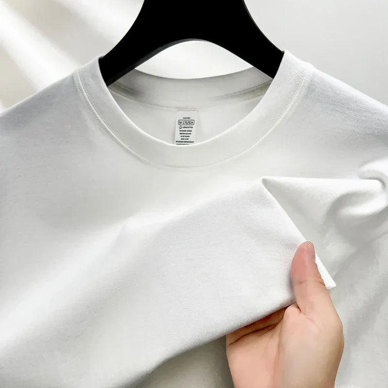 Heren T-shirt | Ademend & Losvallend | Zomer | Effen Kleur