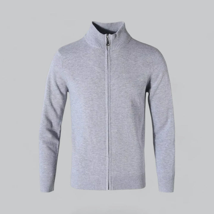 Klassieke trui met ritssluiting voor heren met tijdloze stijl en uitzonderlijke warmte | Fabian