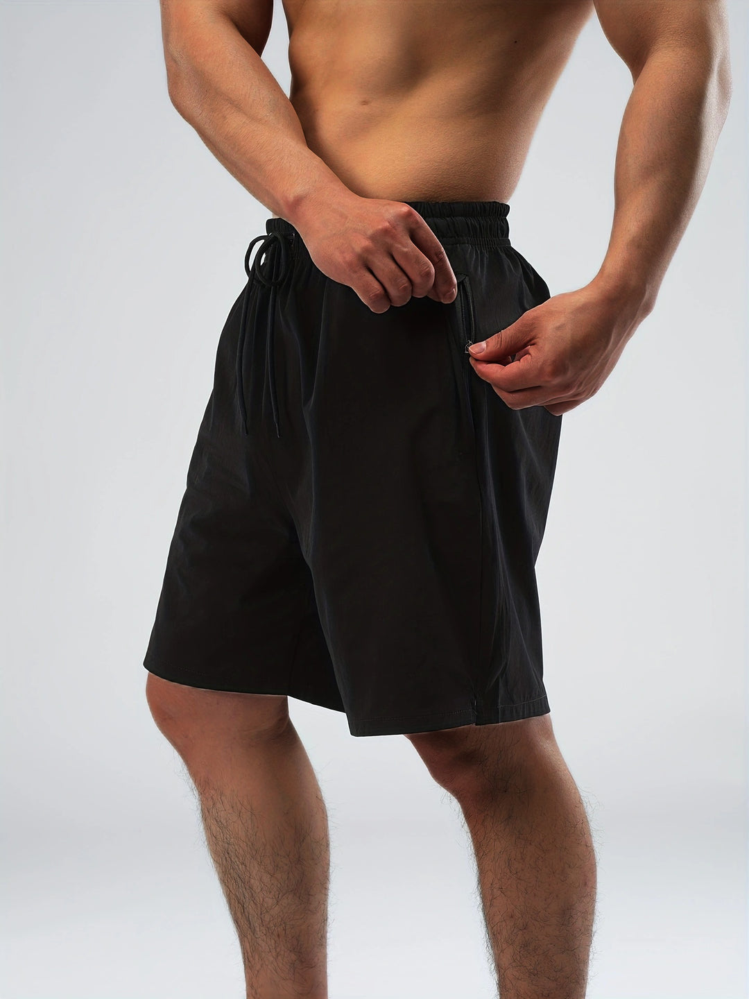 Heren Boardshort | Effenkleurig & Snel Droog | Mid-Stretch Pasvorm | Polyester