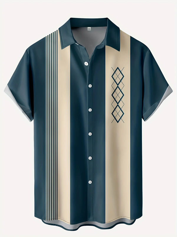 Heren Shirt | Straight | Korte Mouw | Zomer