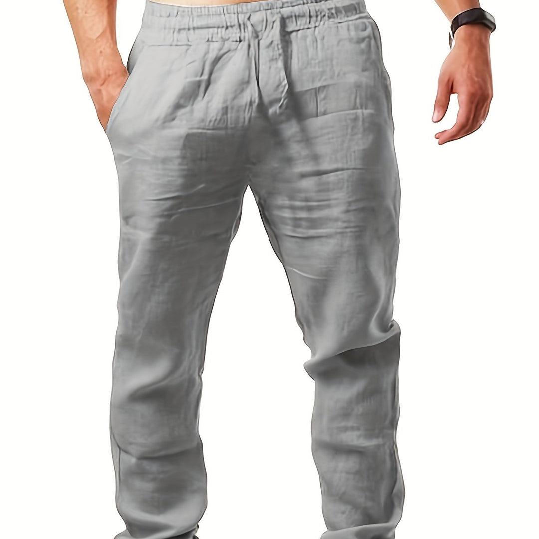 Heren Broek | Tapered | Trekkoord | Zomer