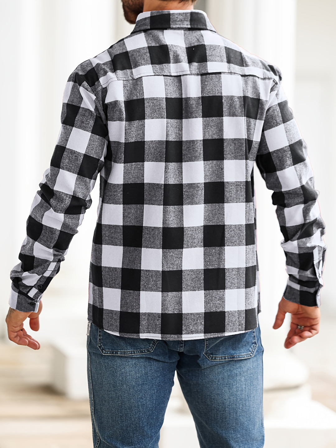 Heren Overhemd | Lange Mouw | Losse Pasvorm | Casual Kleding