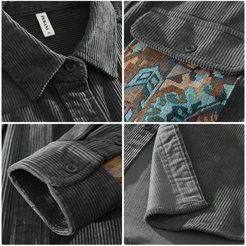 Klassiek Corduroy overhemd met gestructureerde elegantie en veelzijdige stijl | Teije