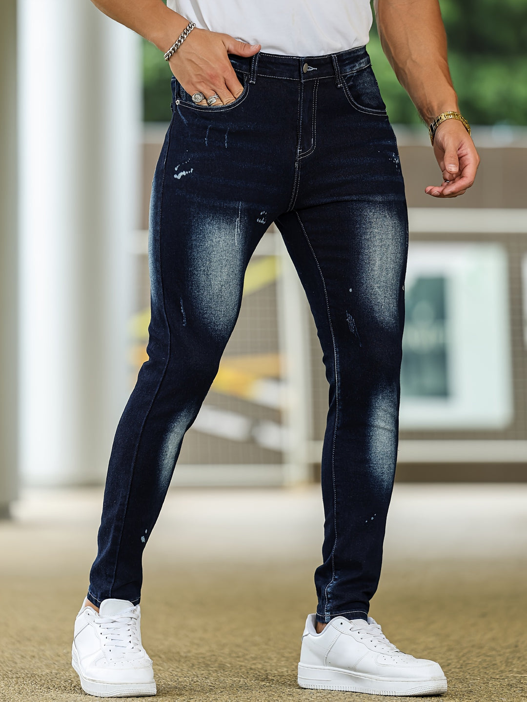 Heren Jeans | Trendy Denim | Stretch & Gewassen Look voor Een Moderne Stijl