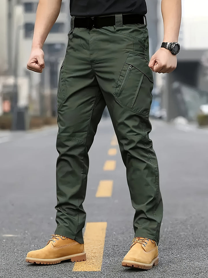 Tactische Cargo Broek voor Heren | Duurzaam Polyester | Meerdere Zakken | Voor Wandelen & Buitenavonturen