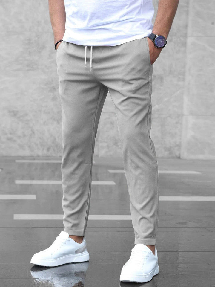 Heren Broek | Tapered | Trekkoord | Zomer