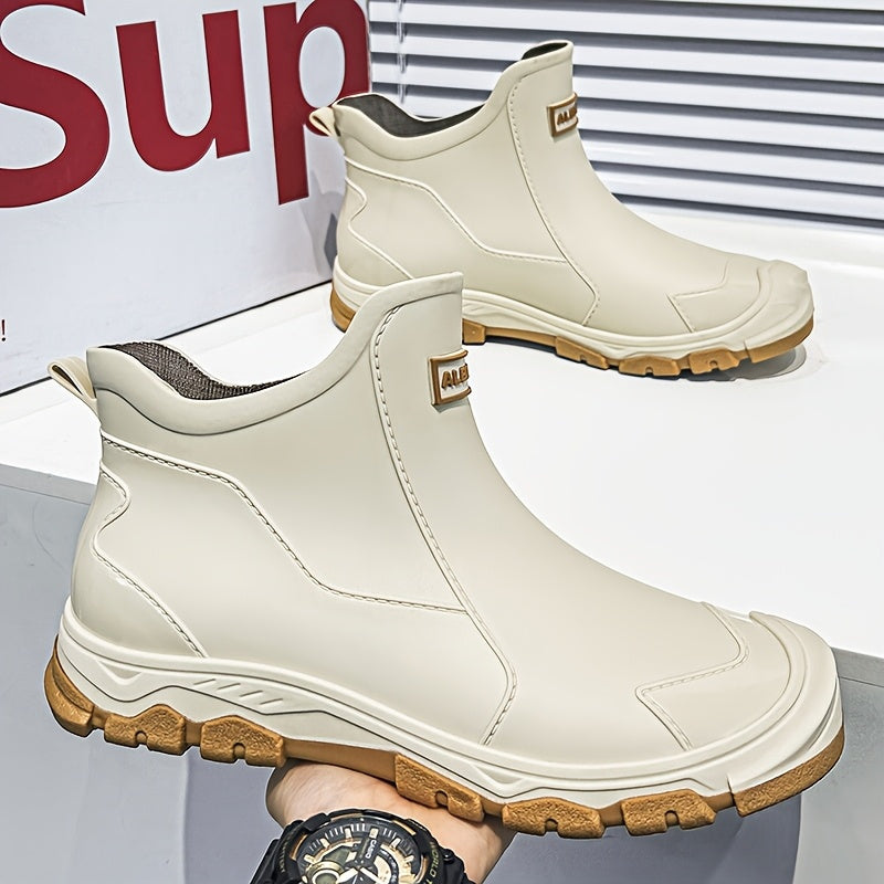 Waterschoenen Heren | Slip-On Regenlaarzen | Waterproof & Antislip