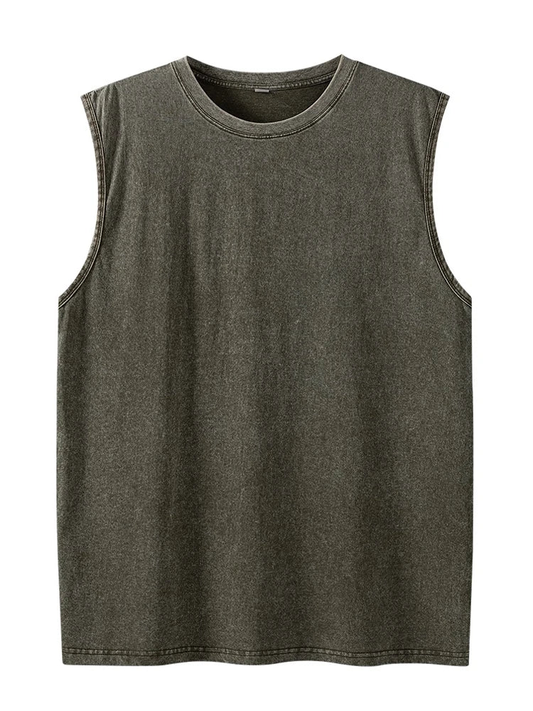 Heren Top | Mouwloze Top | Ronde Hals | Zomer