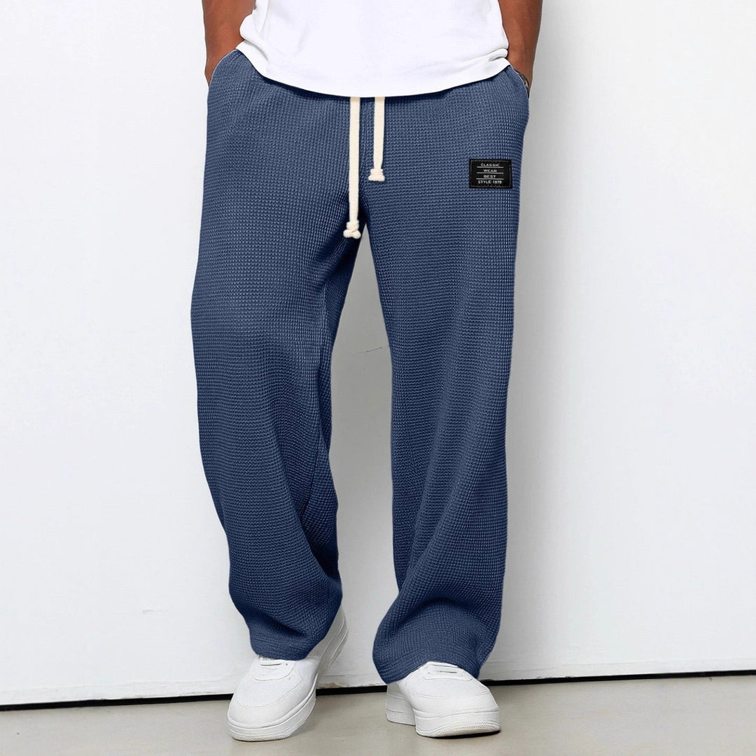 Heren Broek | Wijde Pijpen | Trekkoord | Zomer