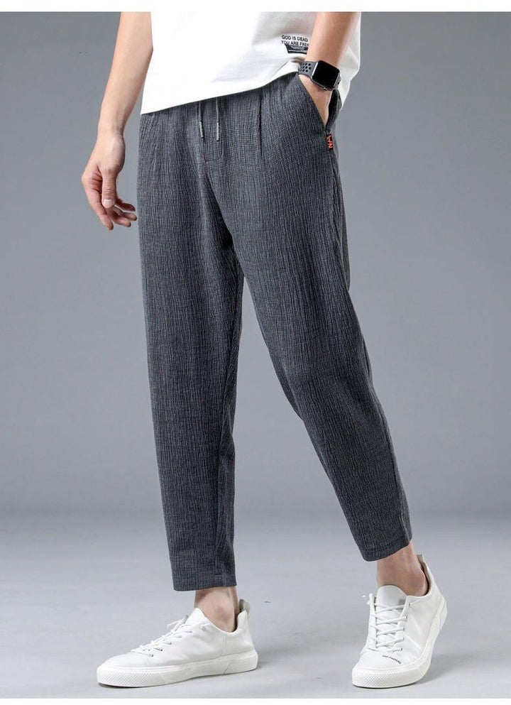 Heren Broek | Tapered Elegant | Elastische Taille | Zomer