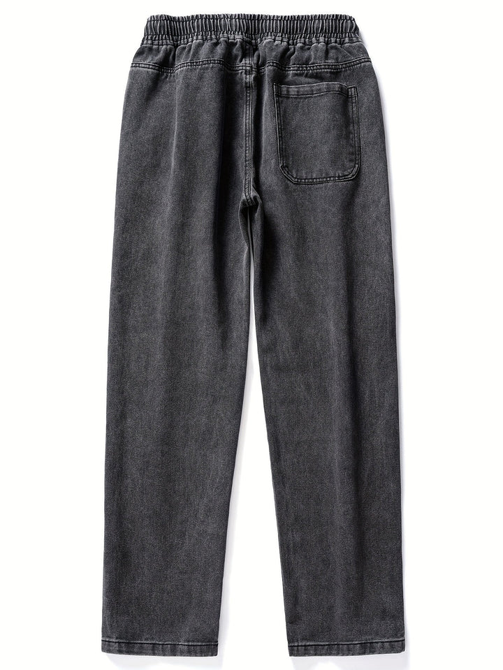 Heren Jeans | Trekkoordsluiting | Casual & Komfortabel | Buitenactiviteiten | Denim