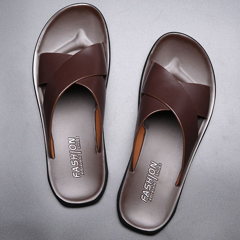 Heren Sandalen  | Open Teen Kruisbanden | Lichtgewicht Zomerschoen